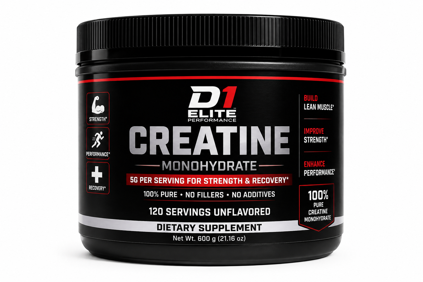 D1 Elite Creatine Monohydrate